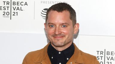 Actor Elijah Wood attends the premiere for ...No Man of God... during the 20th Tribeca Festival at Pier 76 in Hudson River Park on Friday, June 11, 2021, in New York. (Photo by Andy Kropa/Invision/AP)